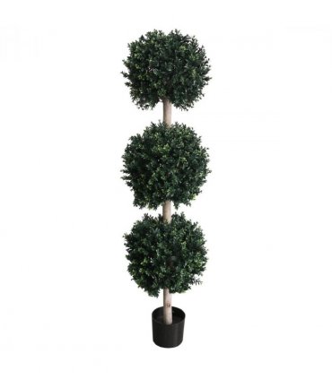 150cm UV Protected Triple Ball Topiary Tree Artificial