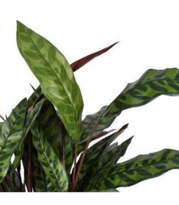 90cm Fire Retardant Artificial Peacock Foliage Bush