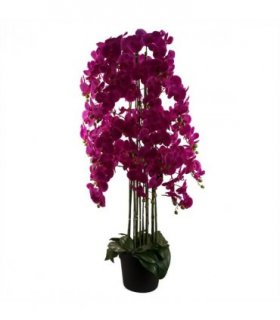 150cm Giant Purple Orchid Plant - Artificial - 189 flowers REAL TOUCH
