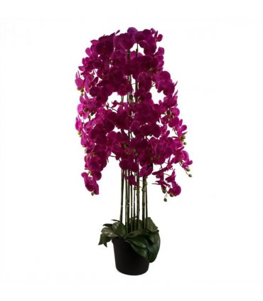 150cm Giant Purple Orchid Plant - Artificial - 189 flowers REAL TOUCH