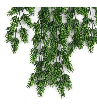 Pack of 6 x Hanging UV and Fire Resistant Artificial Clustered Fern Plant 128cm