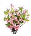 6x 100cm Pink Magnolia Floral Spray Artificial