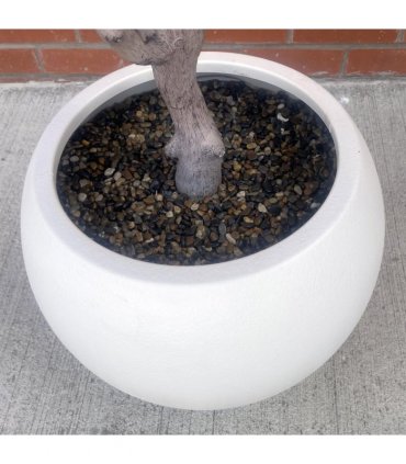 200cm XXL Artificial Olive Tree with Decorative Planter