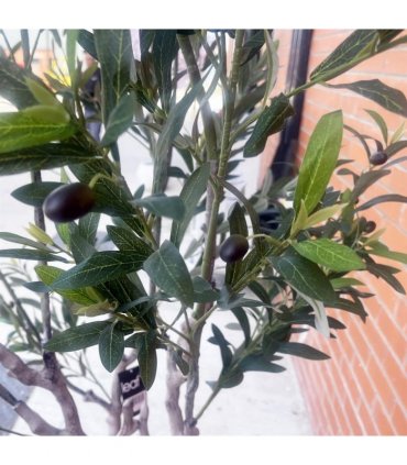 200cm XXL Artificial Olive Tree with Decorative Planter