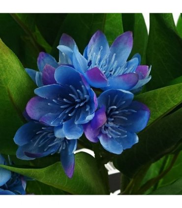 3x 18cm Artificial Freesia Plants Pink, White, Blue Flowering