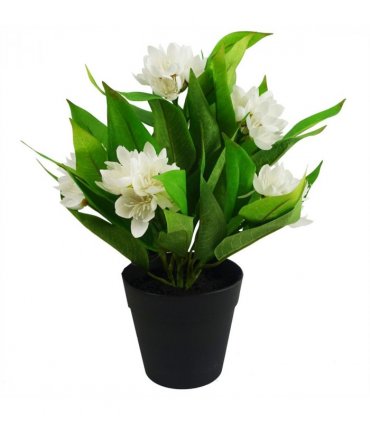 3x 18cm Artificial Freesia Plants Pink, White, Blue Flowering