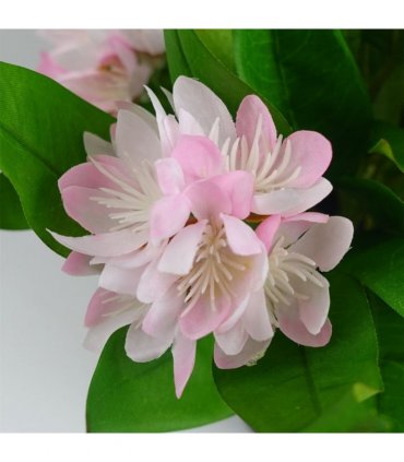 3x 18cm Artificial Freesia Plants Pink, White, Blue Flowering