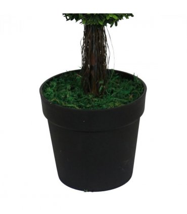 90cm Podocarpus Double Ball Topiary Tree Artificial