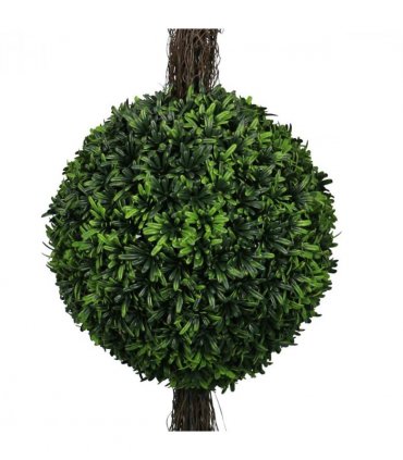 90cm Podocarpus Double Ball Topiary Tree Artificial