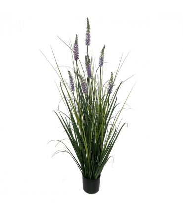 125cm Artificial Lavender Grass with Pot