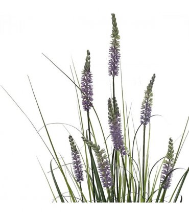 125cm Artificial Lavender Grass with Pot
