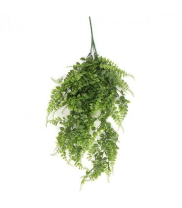 Pack of 6 x Hanging UV and Fire Resistant Artificial Green Pothos Plant 85cm
