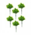 Pack of 6 x 30cm Fire Resistant Foliage Mini Leaf Stem