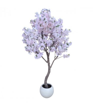 260cm XXL Artificial Cherry Blossom Tree with Decorative Planter
