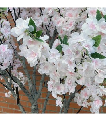 260cm XXL Artificial Cherry Blossom Tree with Decorative Planter