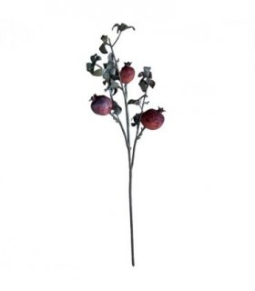 Pack of 6 x 75cm Artificial Pomegranate Stem Artificial
