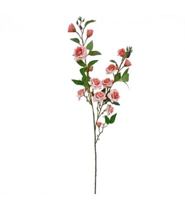 Pack of 6 x 90cm Artificial Pink Rose Stem
