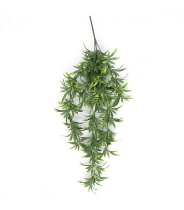 Pack of 6 x Hanging UV and Fire Resistant Artificial Fronded Thyme Plant 70cm