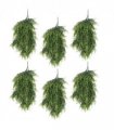 Pack of 6 x Hanging UV and Fire Resistant Artificial Foliage Plant 85cm