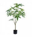 120cm Artificial Money Plant Pachira Realistic Faux Tree