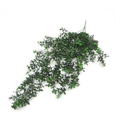Pack of 6 x Hanging UV and Fire Resistant Artificial Small Leaf Plant 78cm