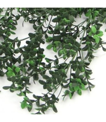 Pack of 6 x Hanging UV and Fire Resistant Artificial Small Leaf Plant 78cm