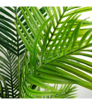 180cm Artificial Palm Tree Extra Large Gold Metal Planter