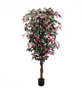 180cm Giant Artificial Pink Flowering Bougainvillea Tree
