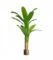 180cm Artificial Banana Tree Tropical Plant Gold Metal Planter