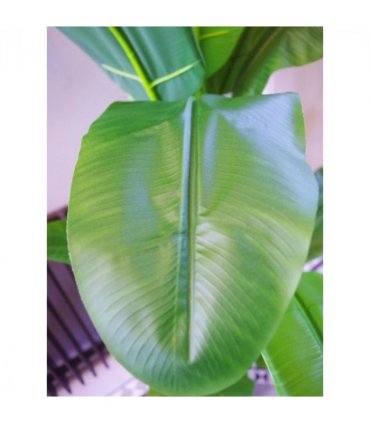 180cm Artificial Banana Tree Tropical Plant Gold Metal Planter