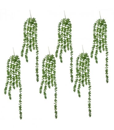 Pack of 6 x 70cm Artificial String of Hanging Pearls