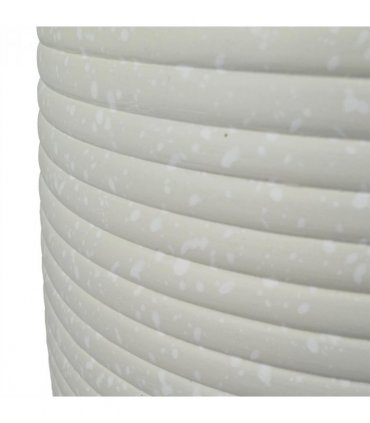 46cm x 40cm Mikos Extra Large Ridged Composite Planter - Stone Colour