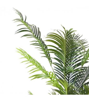 160cm Artificial Palm Tree with 15 Leaves in White Pot