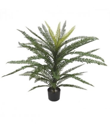 75cm Fire Retardant Plastic Boston Fern Plant with 49 Leaves