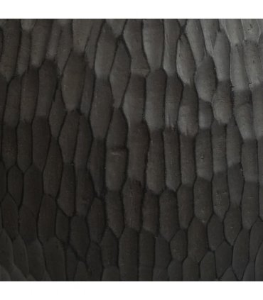 43cm Inoke Embossed Large Grey Composite Planter Plant Pot