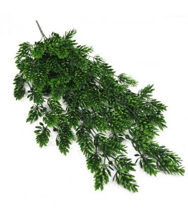Hanging UV and Fire Resistant Artificial Clustered Fern Plant 128cm
