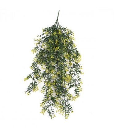 Pack of 6 x Hanging UV and Fire Resistant Artificial Variegated Plant 76cm