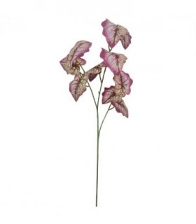 Pack of 6 x 85cm Artificial Purple Leaf Foliage