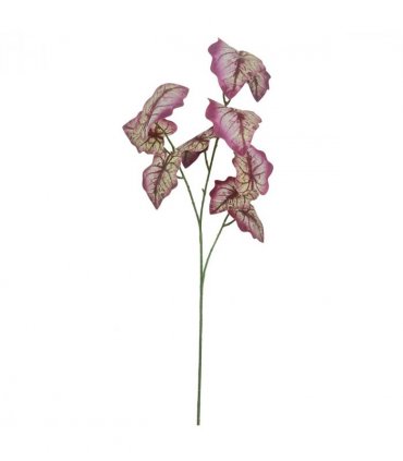 Pack of 6 x 85cm Artificial Purple Leaf Foliage