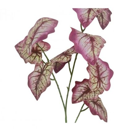 Pack of 6 x 85cm Artificial Purple Leaf Foliage