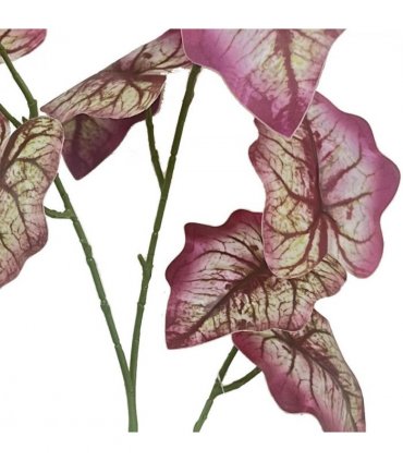 Pack of 6 x 85cm Artificial Purple Leaf Foliage