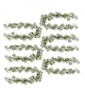 Pack of 6 x 190cm Fire Retardant Artificial Palm Garland