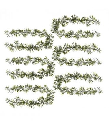 Pack of 6 x 190cm Fire Retardant Artificial Palm Garland