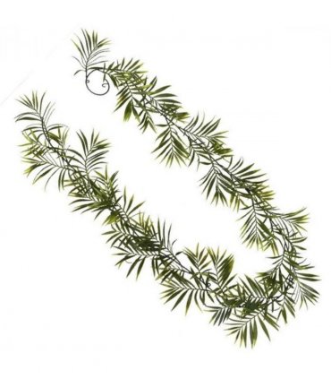Pack of 6 x 190cm Fire Retardant Artificial Palm Garland