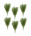 Pack of 6 x 40cm Fire Resistant Artificial Foliage Grass Stem