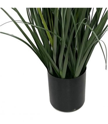 95cm Artificial Grass Plant Potted with Flower Detail