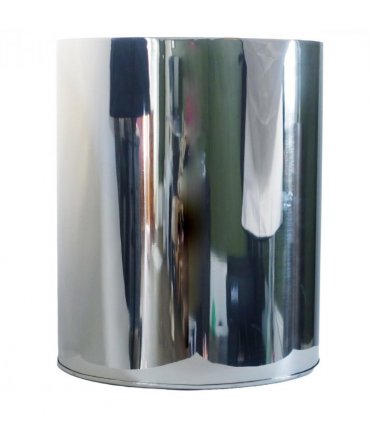 51cm XL Silver Metal Planter by Leaf
