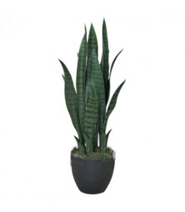 70cm Artificial Sansevieria Dark Green