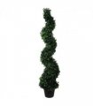 120cm Artificial Natural Boxwood Spiral Topiary