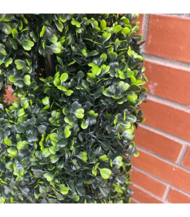 120cm Artificial Natural Boxwood Spiral Topiary
